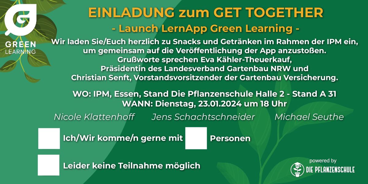 Launch der LernApp 'Green Learning'